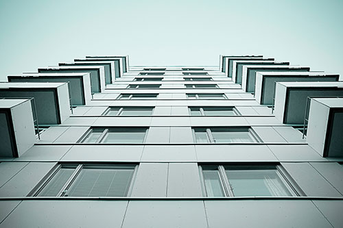 Square shapped apartments